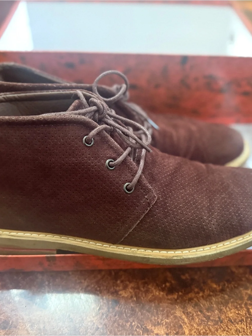 Men's Brown Suede Desert Boots